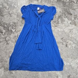 NWT Curtsey Tempt Boutique Royal Blue Dress Size Small